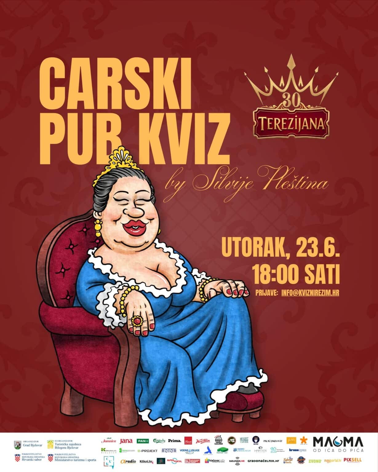 KVIZNI REŽIM NA 30. TEREZIJANI Okupite ekipu i testirajte znanje!