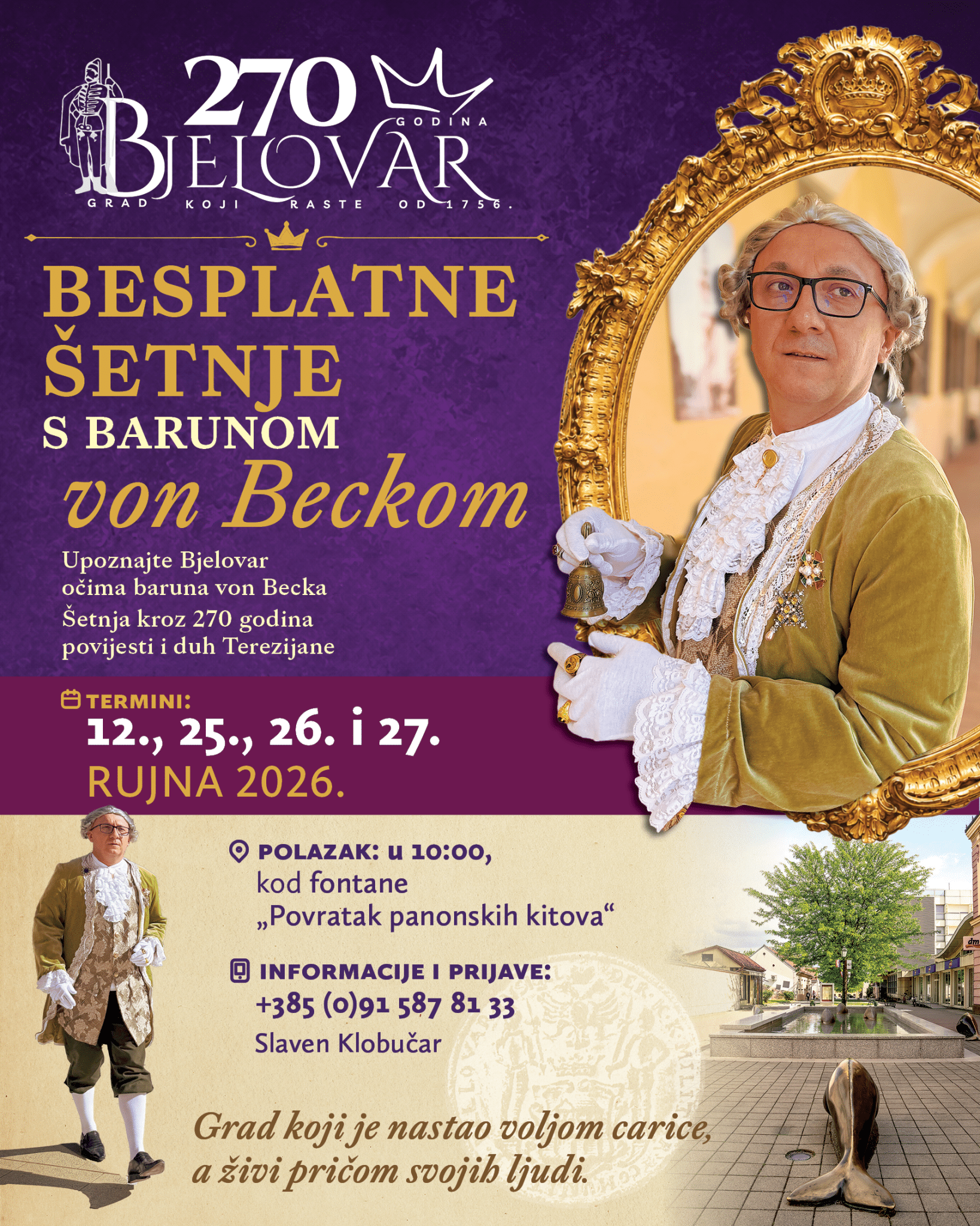 Upoznajte Bjelovar očima baruna von Becka